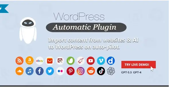 إضافة النشر التلقائي على ووردبريس WordPress Automatic Plugin